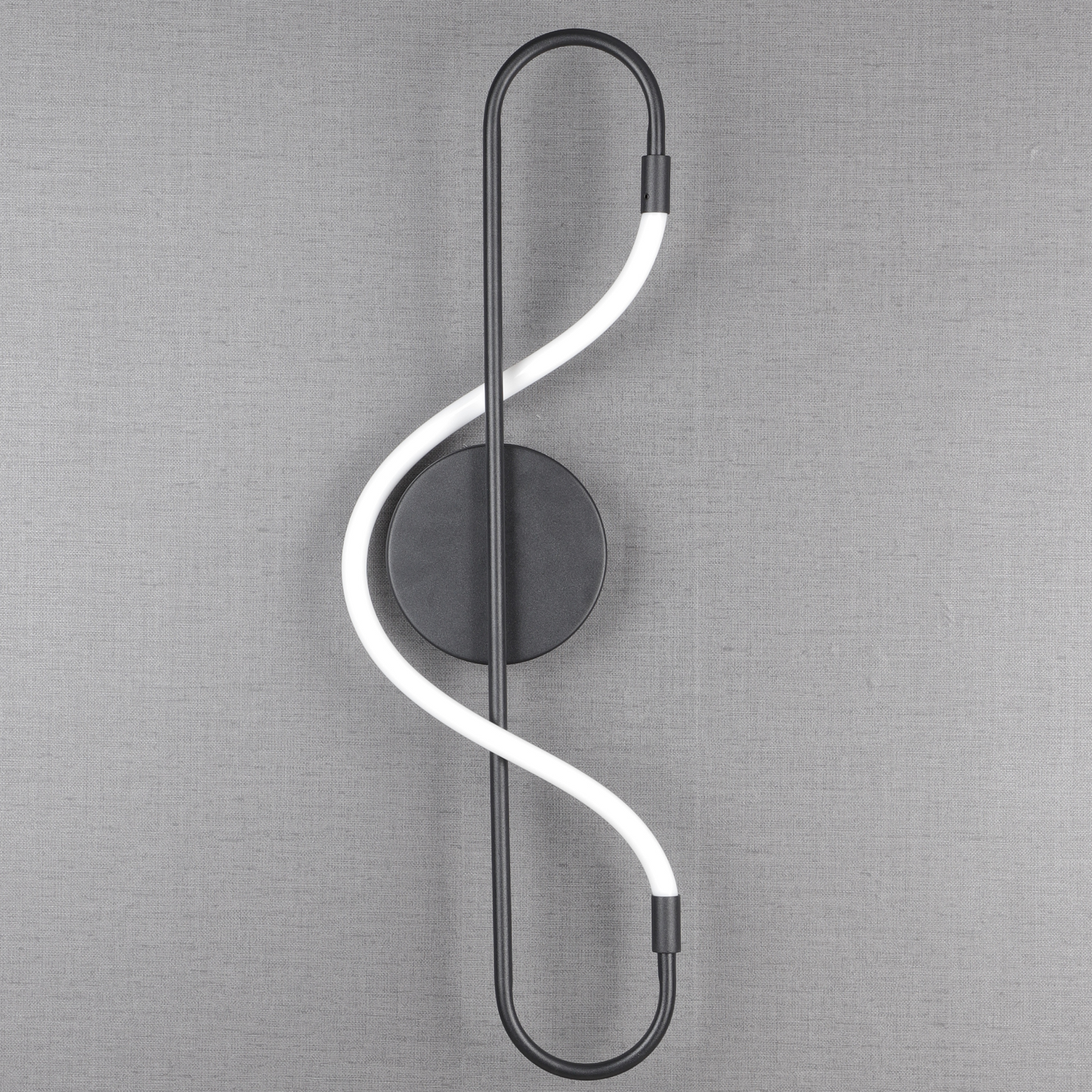 Plafoniera Applique a Muro:9006. LED Alluminio in forma di nota musicale