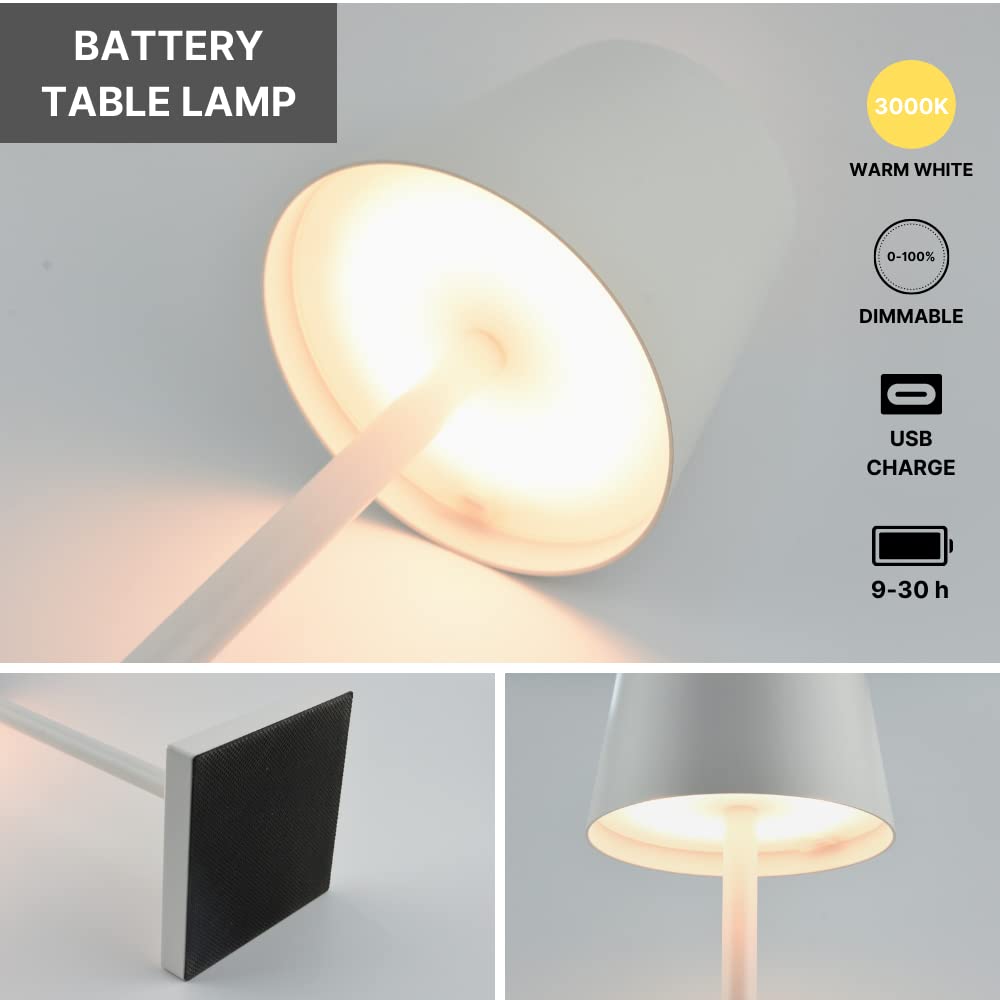 NOVANTA LIGHTING - Lampada da Tavolo LED in alluminio