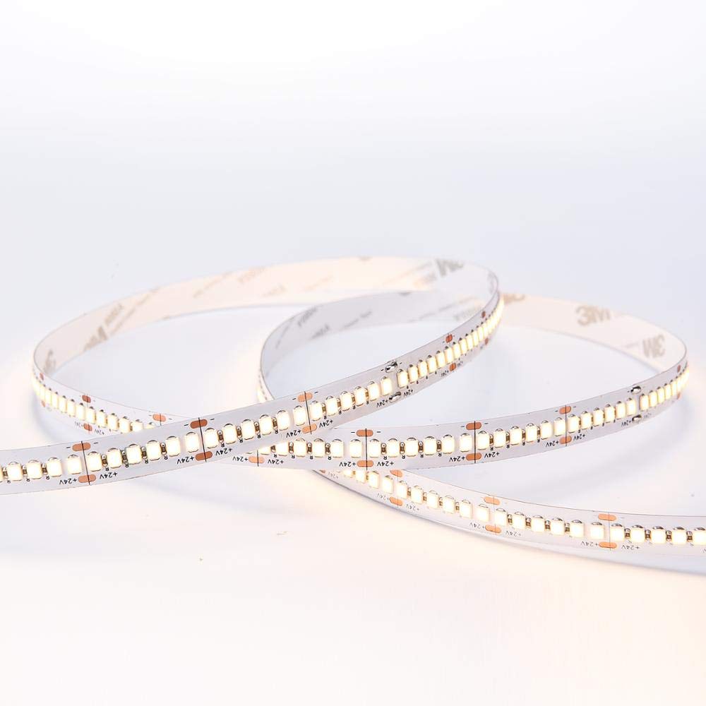 PRO Strip LED Alta Luminosita 5M, Striscia Nastro 140W, 24V 24/M 2520Lm/m