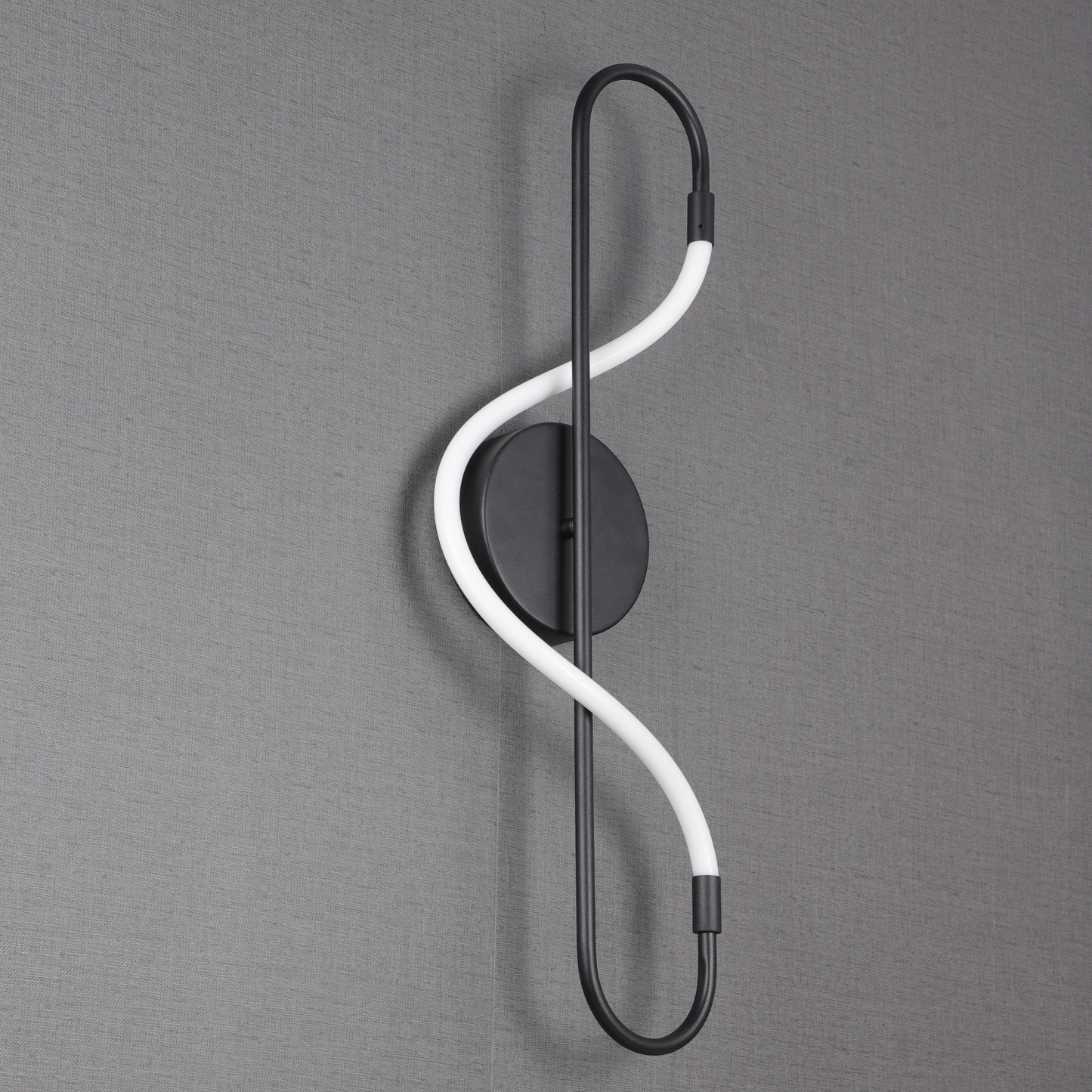 Plafoniera Applique a Muro:9006. LED Alluminio in forma di nota musicale