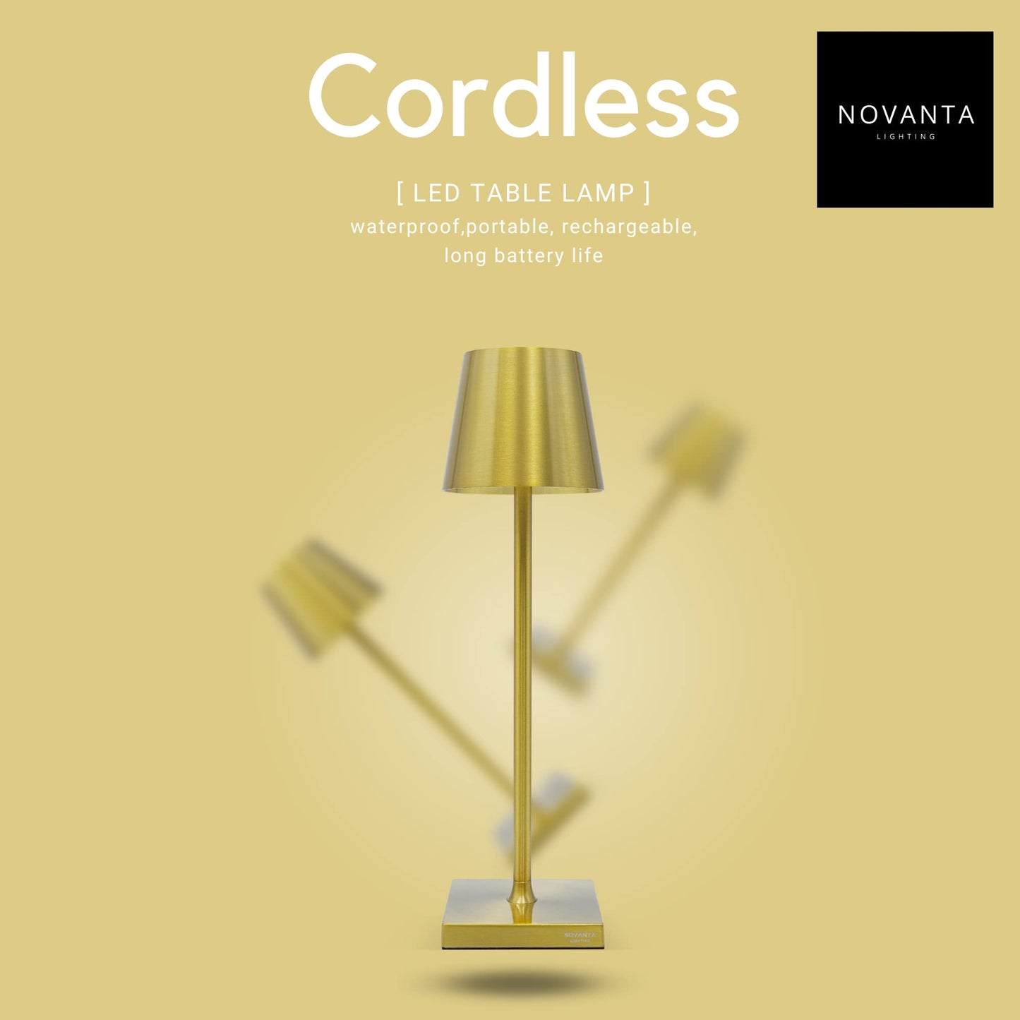 NOVANTA LIGHTING - Lampada da Tavolo LED in alluminio