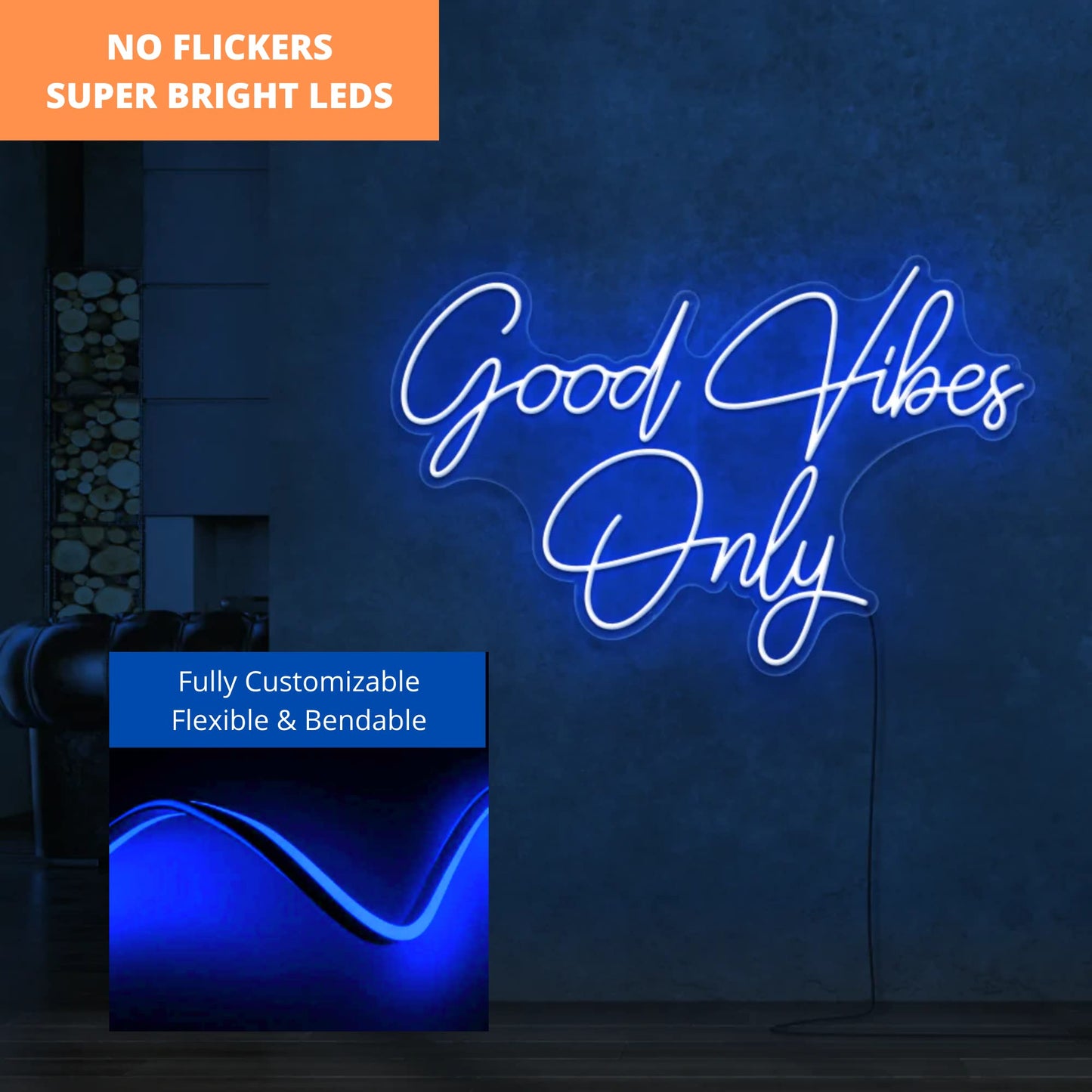 NUOVA GERMANY Neon LED Striscia Nastro Luminoso Flex, 5 Metri 12V Tagliabile Silicone Impermeabile per Interno Esterno Alimentatore incluso