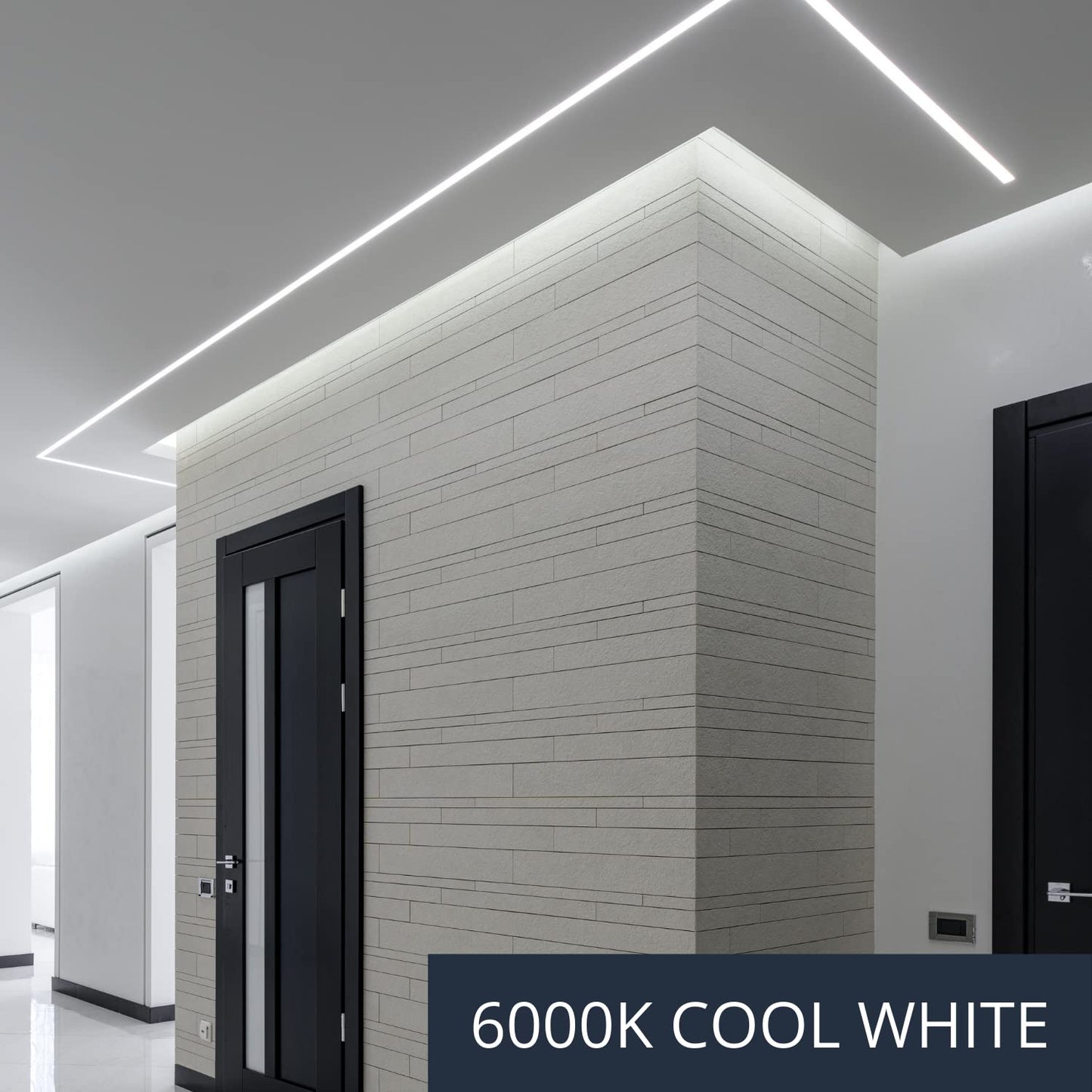 NUOVA GERMANY 5 Metri Striscia LED Bianco Naturale 4000K SMD2835 120LED/m, 12V Dimmerabile Alta Luminosità, 18W/M, 90W, 6300Lumen, Luce Nastro Luminoso, IP20