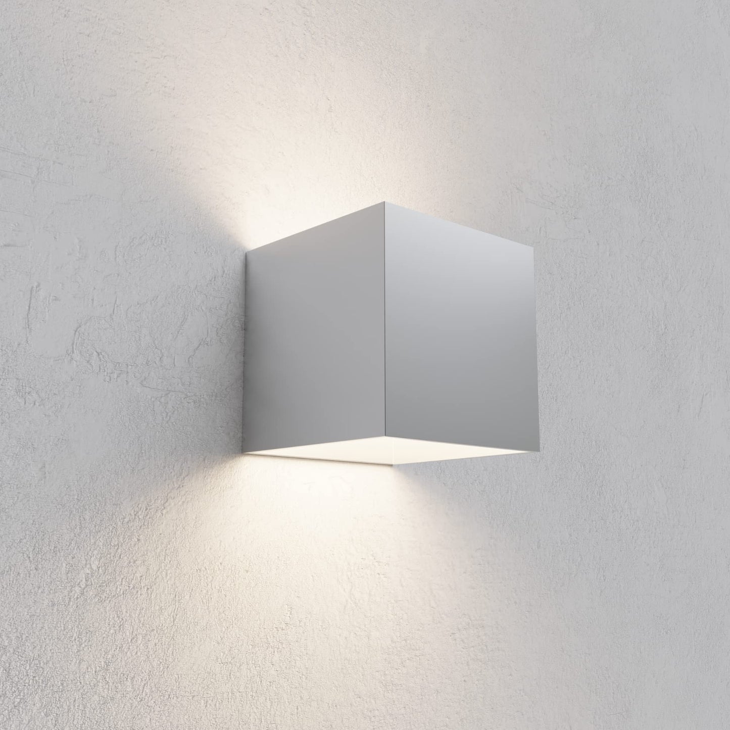 Applique Cubo a LED IP65 per interno/esterno 12W Regolabile 1000lumen Moderno Alluminio