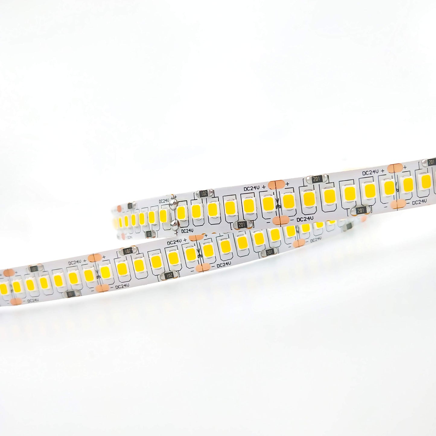 PRO Strip LED Alta Luminosita 5M, Striscia Nastro 140W, 24V 24/M 2520Lm/m