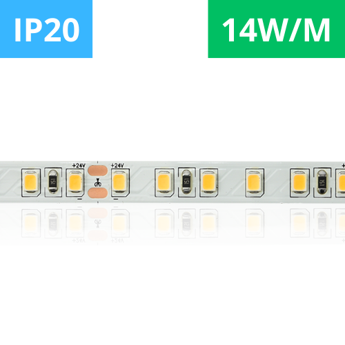 Striscia LED 5M SMD2835 14W/M 120LED/m, 24V Luce