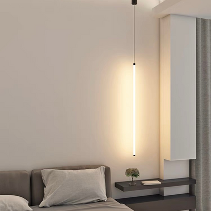 Lampada Sospesa:1616 a Filo minimalista con illuminazione a LED 360 gradi e atmosfera sobria.