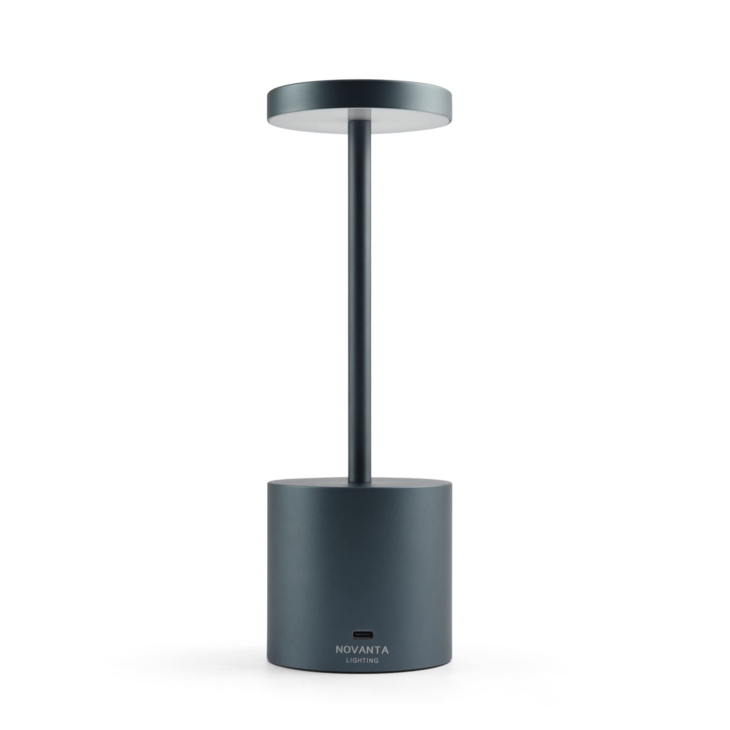 NOVANTA LIGHTING Lampada da Tavolo Ricaricabile Senza Fili in Metallo