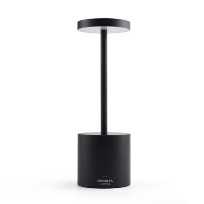 NOVANTA LIGHTING Lampada da Tavolo Ricaricabile Senza Fili in Metallo