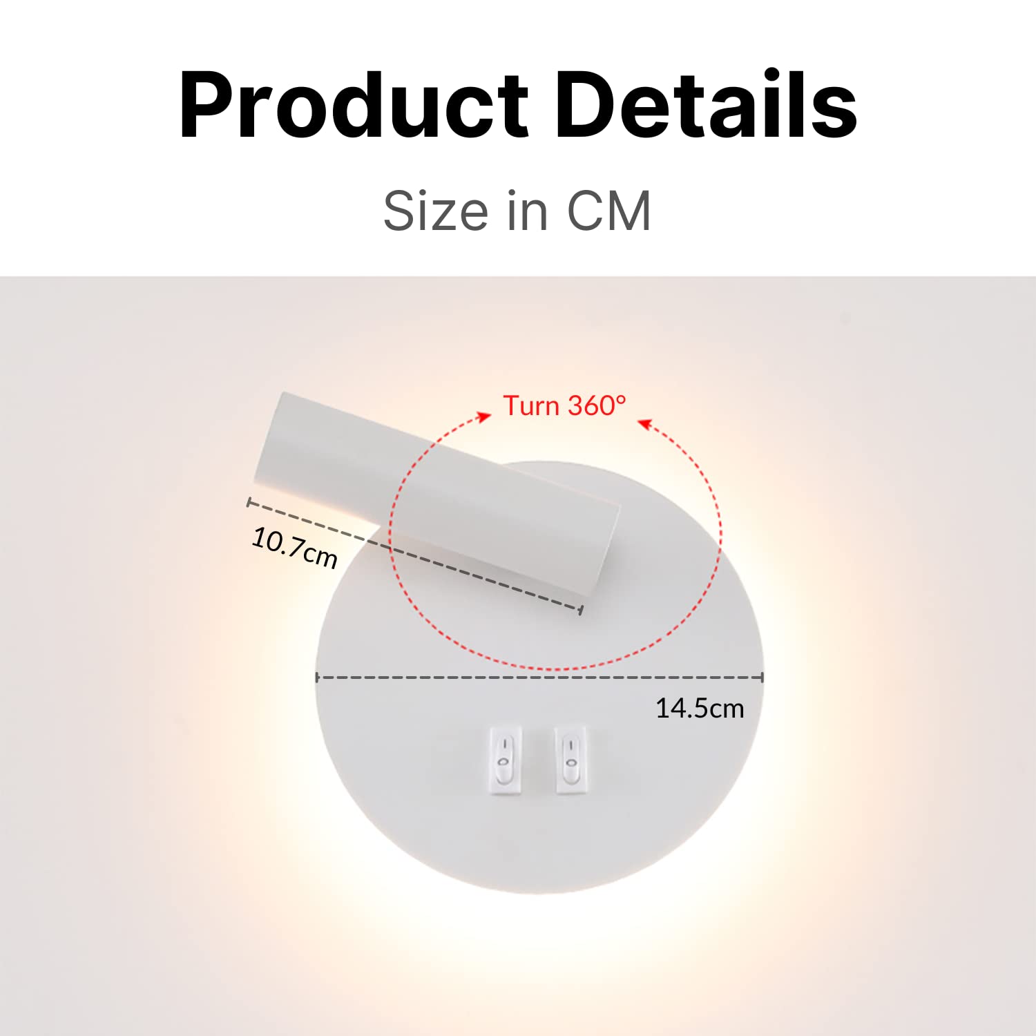 Lampada Da Lettura LED Da Collo Ricaricabile - Luce Regolabile 3 Colori Per Libri, Letto, Viaggi - Foto 9