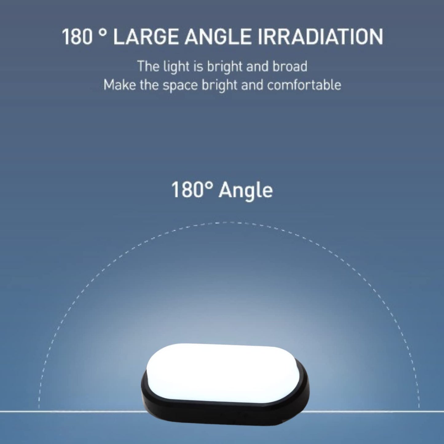 NUOVA GERMANY Plafoniera Applique Ovale LED Interno ed Esterno IP65 15W 1350Lumen Impermeabile