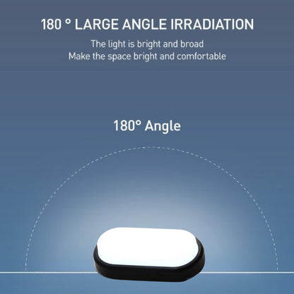 NUOVA GERMANY Plafoniera Applique Ovale LED Interno ed Esterno IP65 15W 1350Lumen Impermeabile