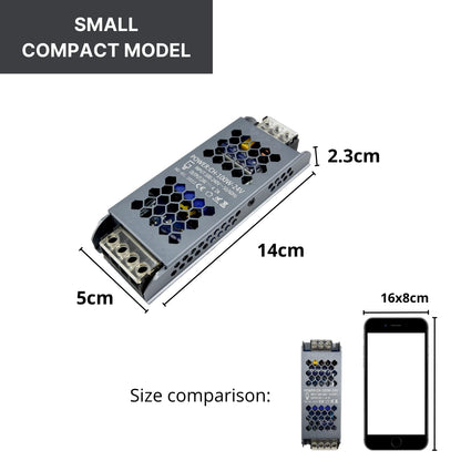 NUOVA GERMANY Alimentatore Professionale 1.8A DC 24V Striscia Led Trasformatore Ampere Stabilizzato AC110/220V Ultra sottile