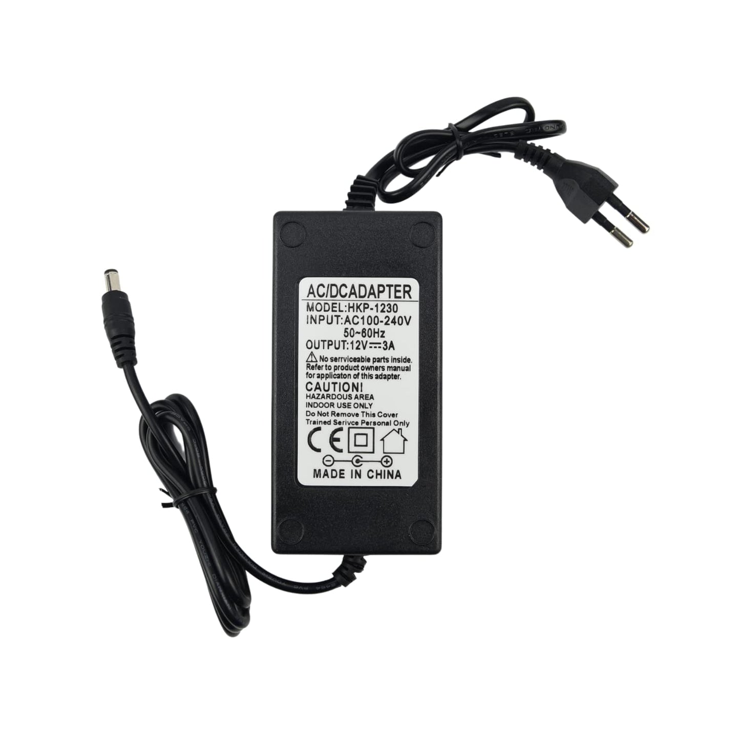 NUOVA GERMANY Alimentatore 12V 2A Trasformatore 24W, Utilizzato per Spina di Alimentazione 12V per Notebook, Striscia LED, Schermo TFT-LCD, Radio, Nas, HD Esterno, Router, Hub, Switch, ECC.
