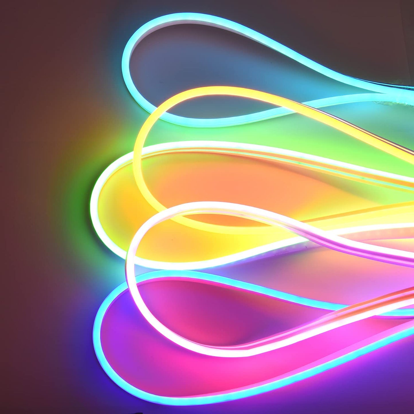 NUOVA GERMANY Striscia Neon LED Silicone Impermeabile IP67 10W/M Alta luminosà per decorazione interna ed esterna Cartello, Insegna, Giardino, Studio, Stanza gaming DC24V