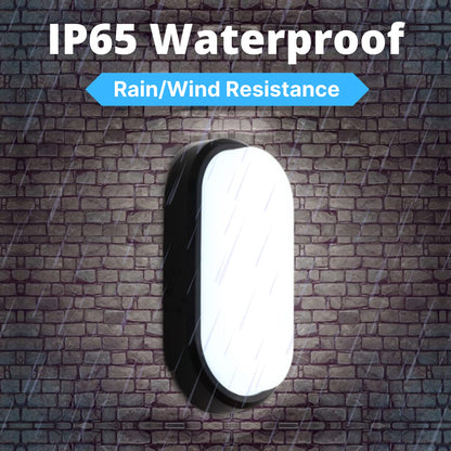 NUOVA GERMANY Plafoniera Applique Ovale LED Interno ed Esterno IP65 15W 1350Lumen Impermeabile