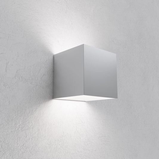 Applique Cubo a LED IP65 per interno/esterno 12W Regolabile 1000lumen Moderno Alluminio