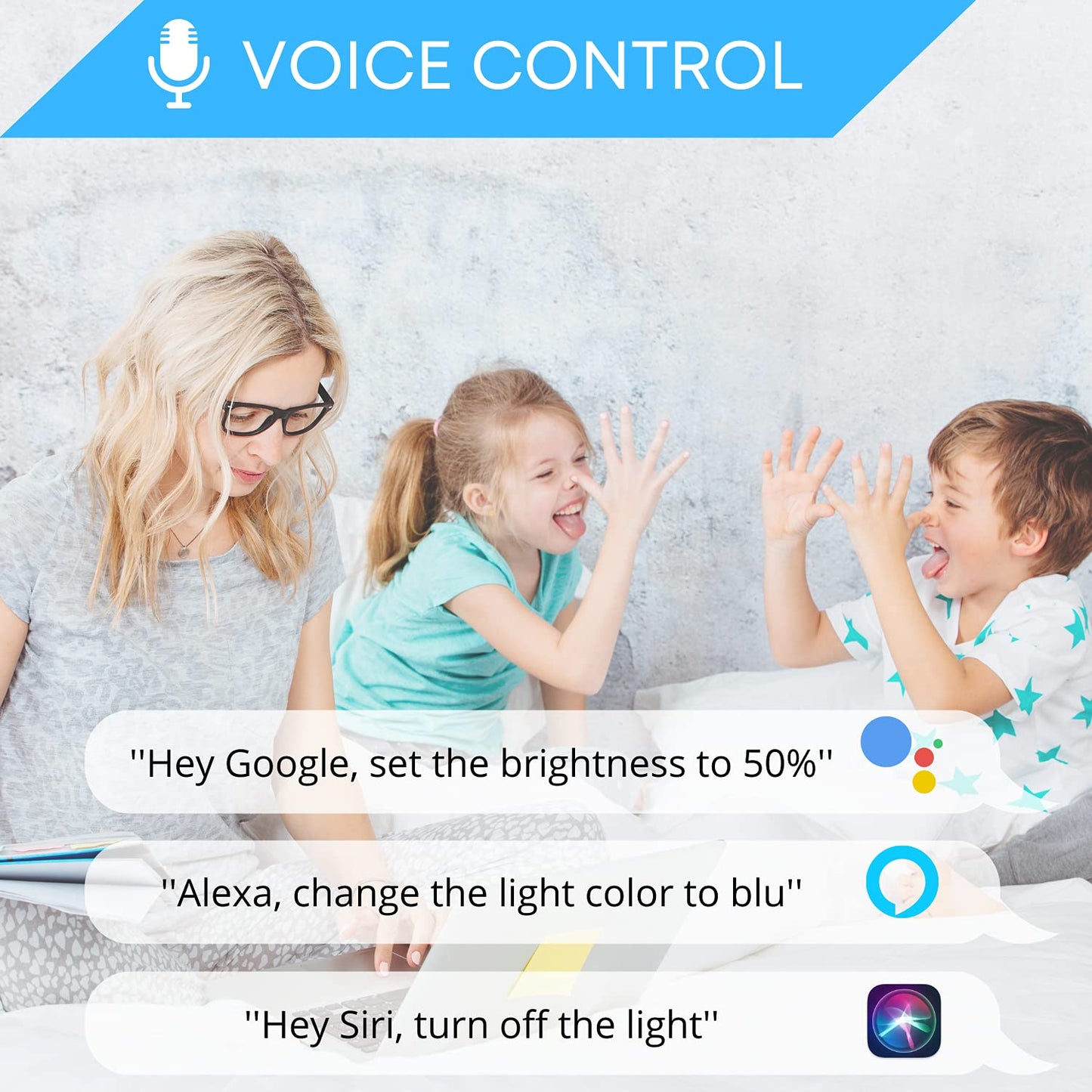 NUOVA GERMANY Lampadine Alexa E27 Wifi Lampadina LED Alexa,2700K-6500K, RGB+Bianco 9W Wifi 2.4Ghz Regolabile Dimmerabile Multicolore Controllo di gruppo Compatibile Google Home, 2 Pezzi